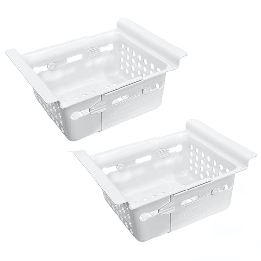 iSPECLE Freezer Organizer Bins - 4 Pack Stackable Chest Freezer Organizer  for 5 and 7 Cu.FT Deep Freezer Sort Frozen Meats, Deep Freezer Organizer
